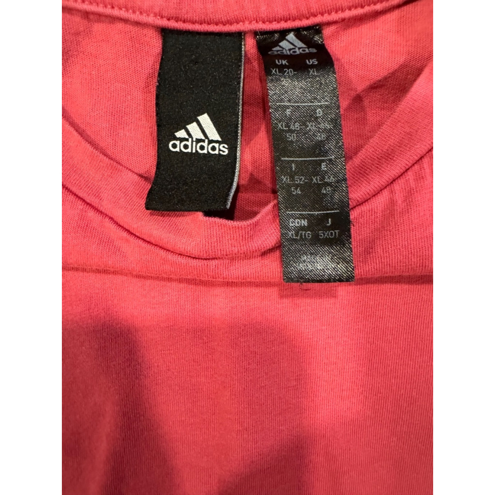 Adidas Women's Pink Short-Sleeve Top, Size XL - Picture 6 of 7